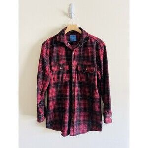 Tailorbyrd The Sweatershirt Mens M Red Buffalo Check Plaid Super Soft Flannel